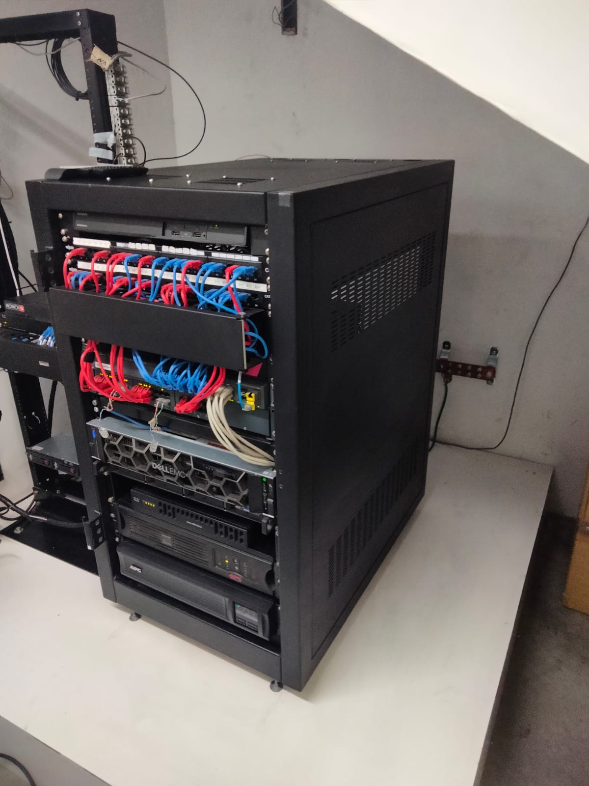 Cableado y Peinado de Rack en Site